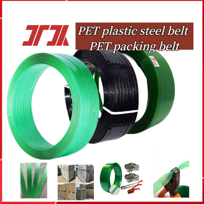 วัสดุการบรรจุ PET สายพลาสติกเหล็ก สายพลาสติก PET สายพลาสติก PET สายพลาสติก PET สําหรับเครื่องสายไฟฟ้า