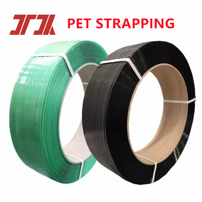 ความทนทานต่อความยืดสูง โพลีเอสเตอร์แข็งแรง พลาสติกสัตว์เลี้ยง Strapping Roll โพลีเอสเตอร์