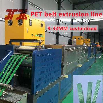 สีเขียว เนื้อถัก 20 กิโลกรัม ความกว้าง โพลิเอสเตอร์ PET Strapping 1200 ความยาว ความแข็งแรงการแตก