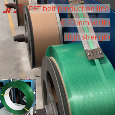 300-850 กิโลกรัม ความแข็งแรง Pet Strapping ผู้ผลิต เข็มขัด กระเบื้องอิฐ Pallet Packing ใช้สําหรับเครื่องบรรจุอัตโนมัติ