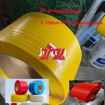 จําหน่ายเทปผูกเชือก PP 5-19MM เทปผูกเชือก polypropylene PP เทปผูกเชือกอัตโนมัติสําหรับความพลาสติกสูง