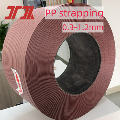 230-260Kg/h PP Strap Band การบรรจุเข็มขัด เครื่องทําด้วยเครื่องปั่นครึ่งอัตโนมัติ การทํา PP strapping