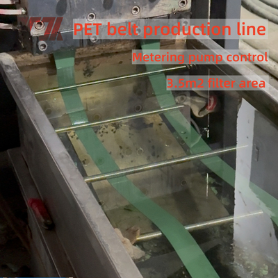 เครื่องผลิต PET Strapping ขนาด 9-32 มม สําหรับการผลิต PET Strapping ความดันสูง ด้วยระบบความจํา PLC