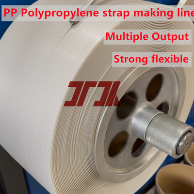 วัสดุรีไซเคิล 100% โดยใช้เครื่องจักร PP Strapping Band ทําด้วยเครื่องปั่นอัตโนมัติ ความกว้าง 5-19 มม