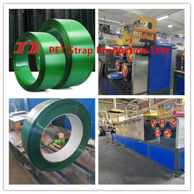 เครื่องทำสายรัด PET 4 สายเครื่องทำสายพานสกรูเดี่ยว
