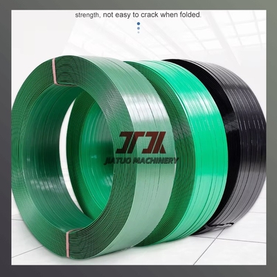 สีเขียว สายสตาร์ปปิ้งแบนด์ที่กําหนดเอง สายสตาร์ปปิ้งพลาสติกสัตว์เลี้ยง