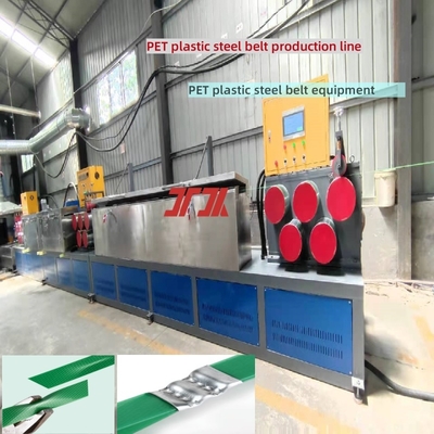 เครื่องทําเชือก PET ความจุ 300-330KG/H ด้วยพื้นที่กรอง 3.5m2 และเครื่องปั่นอัตโนมัติ