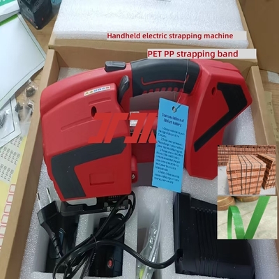 แบตเตอรี่ลิเดียม มือถือ Strapping Machine อัตโนมัติ Strapping Machine 13-25 มม PET / PP เครื่องมือไฟฟ้า Strapping