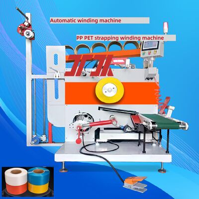 PLC Touch Screen PET Strapping อัตโนมัติ Winder Max น้ําหนักการล่อ 80KG 350KG