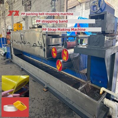 NVT Converter PP Strap Band Extrusion Line PP Strap Making Machine กว้างสกรู 90 มม.