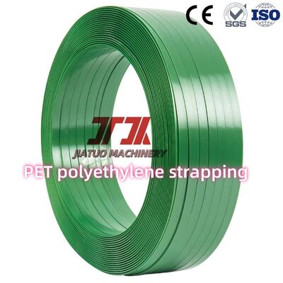 JIATUO 100% PET Bottle Flakes Material Pet Packing Belt Strapping Roll Cooperate With Huawei