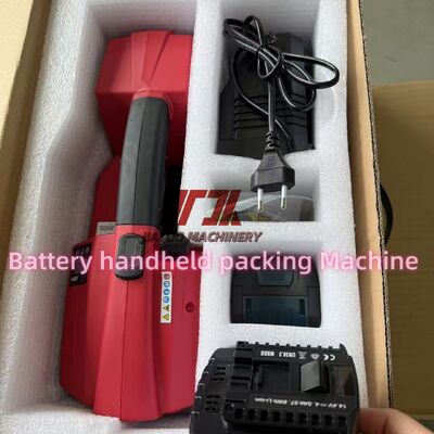 เครื่องรัดสายรัดโพลีเอสเตอร์ PP แบบมือถือ 9-19 มม. แบตเตอรี่ 3000mAh ร้อนละลาย