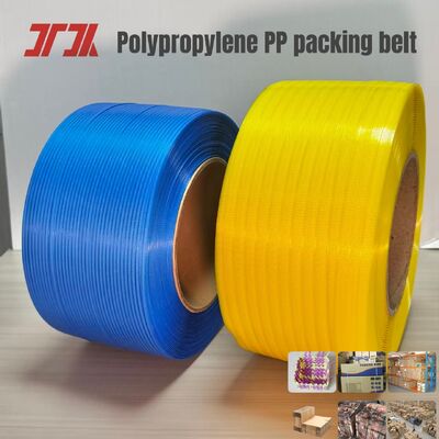 สายรัดพลาสติก PP สีสดใส 5 มม. 12 มม. สำหรับบรรจุภัณฑ์กล่อง