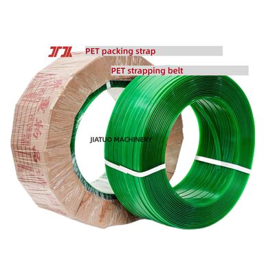 สายรัดบรรจุภัณฑ์ PET ขนาด 9-25 มม. สายรัดพลาสติก PET สายรัดบรรจุภัณฑ์ PET พร้อมการบดวัสดุขวด 100%