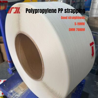 5-19 มิลลิเมตร ความแข็งแรงสูง PP แพ็คแบลนด์ Strapping กับความยาวยาว 7000m / รอลล์