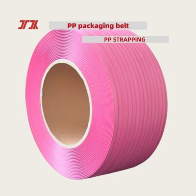 สายพานบรรจุ PET PP ความเร็วสูงสีขาว สายรัด PP ขนาด 12 มม. เหมาะสำหรับการมัดผลไม้ที่มีความต้านทานแรงดึงสูง