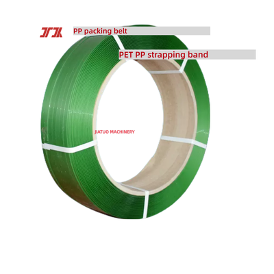 High-speed PET strapping 16mm Green PET packaging band for manual strapping tools