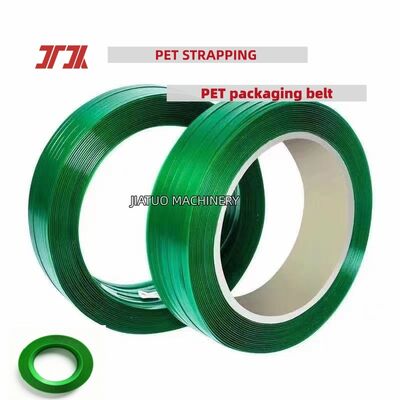สายรัด PET ความเร็วสูงอัตโนมัติ 12 มม. สายรัดบรรจุภัณฑ์ PET สำหรับเครื่องมือรัดสายรัดแบบแมนนวล
