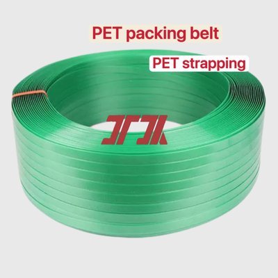 9mm PET พลาสติก สแตนเลส เข็มขัด PP PET แพคเกจ สายผูก PET สายผูกสําหรับเครื่องผูกลม
