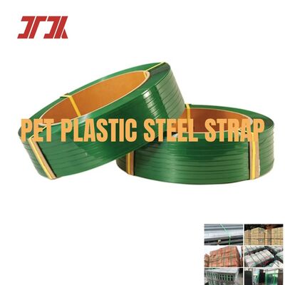 9-32mm Smooth Embossed Surface Pet Plastic Packaging Belt For Heavy Cargo Packing