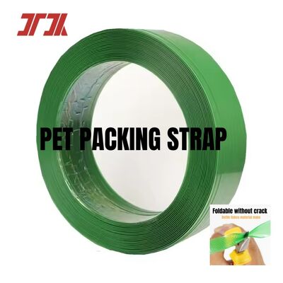 สายผูก PET ความเร็วสูง สายผูก PET อัตโนมัติ 15 มิลลิเมตร สายผูก PET สําหรับเครื่องมือผูกมือ