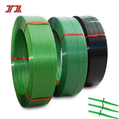 เครื่องรีดสายรัด PET ขนาด 9-32 มม. พร้อมระบบควบคุม PLC สำหรับวัสดุเกล็ดขวด PET รีไซเคิล