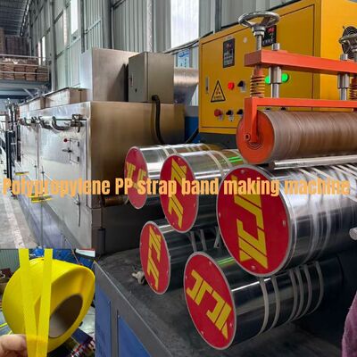 300m/min Energy Saving PP Strapping Band Extrusion Line with 38CrMoAlA Screw for Low Camber Strap