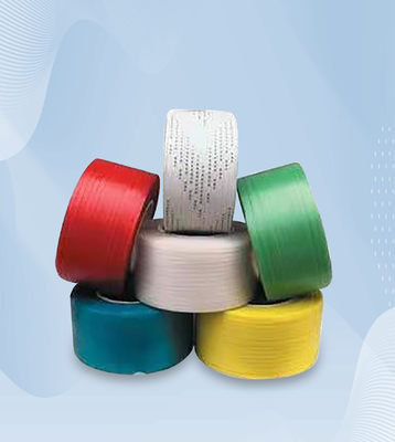 OEM ODM สายรัดพลาสติกบรรจุหีบห่อสายรัดสีขาวดำเหลือง