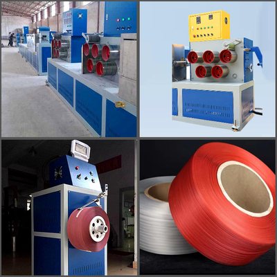 ขวดควบคุม PLC Flakes PP สายรัดพลาสติก Winder 280m/Min