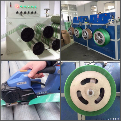 Automatic 1.2mm 6 Straps สายรัดสัตว์เลี้ยงเครื่อง Extrusion Line