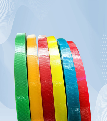 สายรัดบรรจุภัณฑ์ขนาด 6 มม. สีสำหรับพิมพ์ CE ISO สำหรับ Boxes