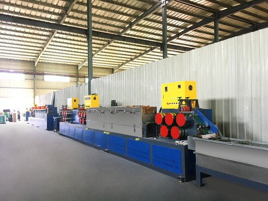เครื่องทำสายรัด PP อัตโนมัติ 100kw 5-19mm การผลิตม้วนสายรัด