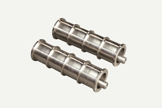 ลูกกลิ้งลายนูนกดพื้นผิวไม้ HDPE LDPE Pipe Extrusion Machine Parts