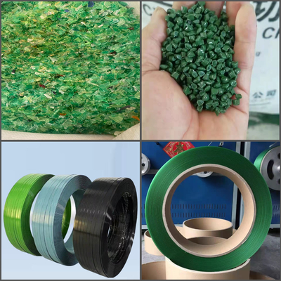 110 มิลลิเมตร สกรูเดียว PET สายสับ extrusion กับ PLC การควบคุมและอัตโนมัติ Winder