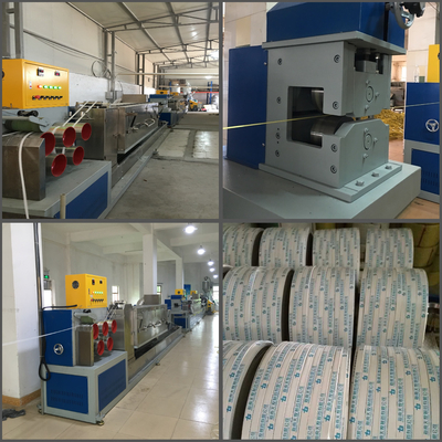 เครื่องเปลี่ยนหน้าจออัตโนมัติ เครื่องทำสายรัด PP 4 สาย Extrusion 240kgs/H