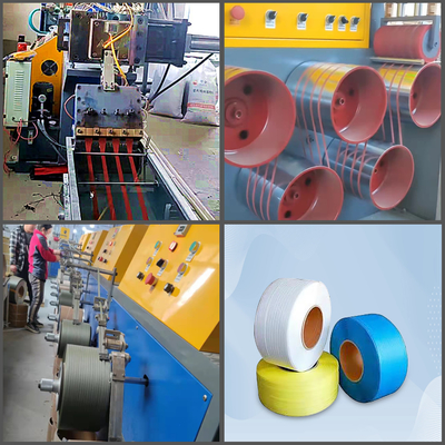 สายรัดพลาสติก สายพาน Extruder Line เครื่องทำสายรัด PP การอัดขึ้นรูปขนาดใหญ่
