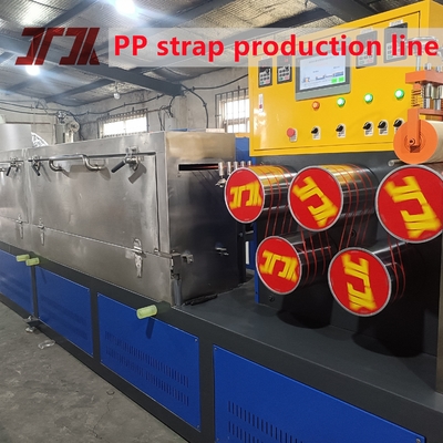 อัตโนมัติ Winder PP เครื่องบดเข็มขัดกับระบบควบคุม PLC สําหรับสายทั้งหมด