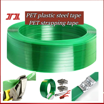 เทปบรรจุพลาสติกขายส่ง PET เทปบรรจุพลาสติกสแตนเลส เทปบรรจุสัตว์เลี้ยง 9-32 มม.