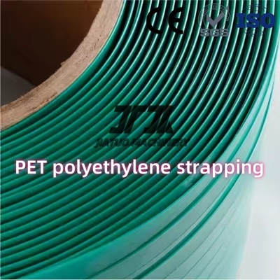 สายรัดโพลีเอสเตอร์ สายรัดพลาสติก เข็มขัดรัดมือ PET สีเขียว