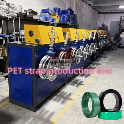 ความเร็วสูง > 150m/min สายการผลิตสาย PET สายความกว้าง 9-32mm และการล่ออัตโนมัติ