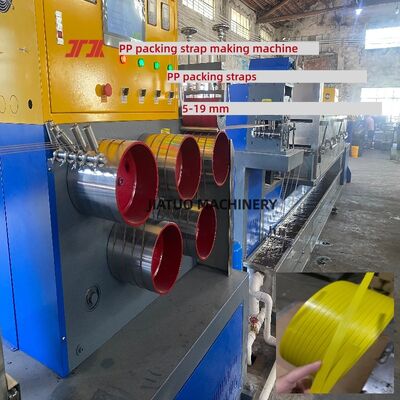 เครื่องทําสายพับ PP 5-19mm PP สายการผลิตสายพับ