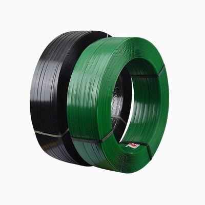 9-32 มิลลิเมตร โพลีเอสเตอร์ PET Strapping สายพัสดุทนทาน สําหรับ Logistics & Shipping