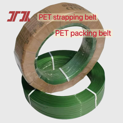 สายผูก PET อัตโนมัติ 12 มิลลิเมตร PET แพ็คเบิร์ตสําหรับการผลิตของ 100% PET กระป๋อง flakes หรือ 100% วัสดุบด