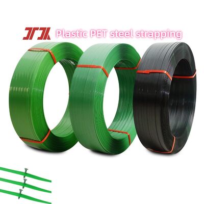 9-32mm พอลิเอสเตอร์ PET แพคเกจสเต็ป แทนสเตียลสเตียลสเตียร์ ด้วยความดันสูง 350-1100kgf
